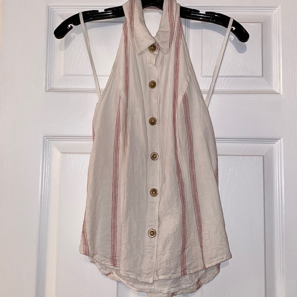 Anthropologie Amarie Button-Front top